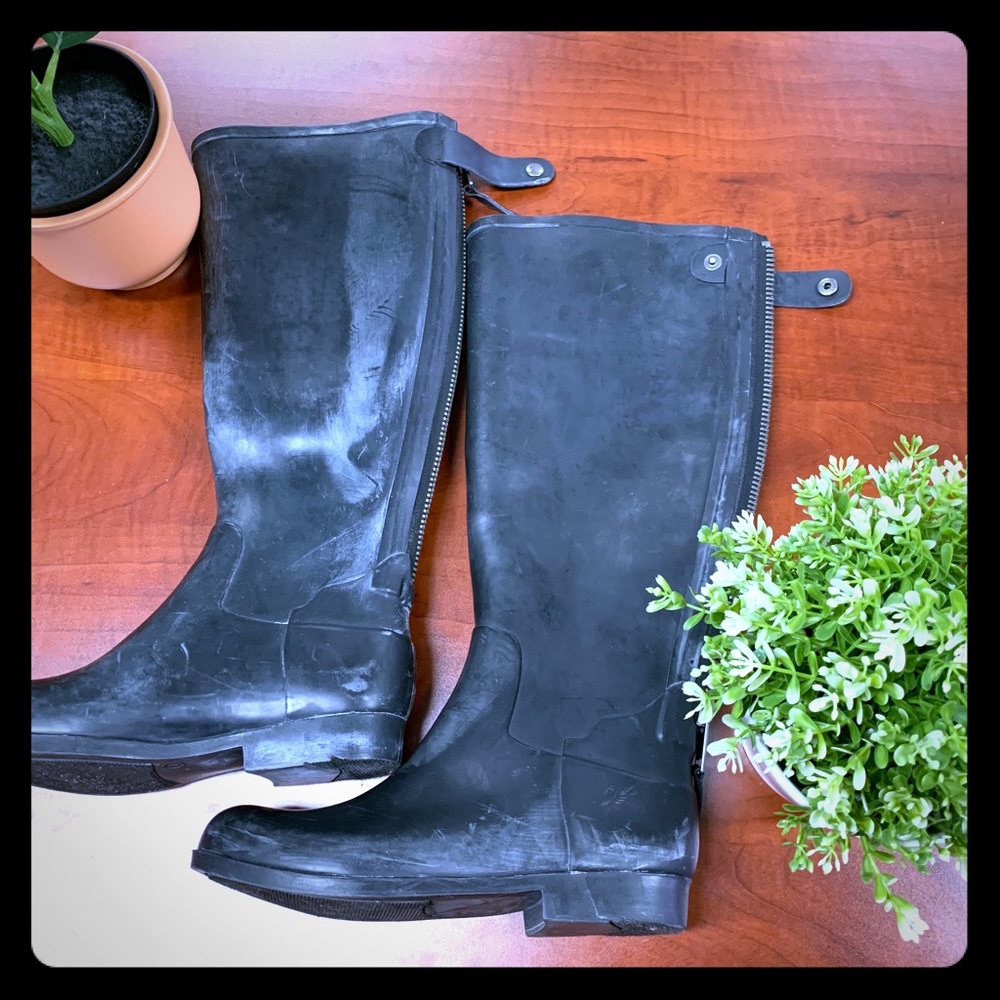 JCREW RAIN BOOTS GREAT CONDITION